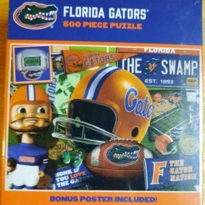 500 Piece Gator Puzzle (NEW in box w/cellophane).